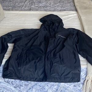 Columbia Men's Black Raincoat